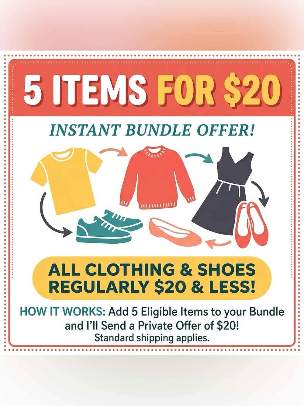 💥 SALE: 5 FOR $20 ON ANY ELIGIBLE ITEM 💥
